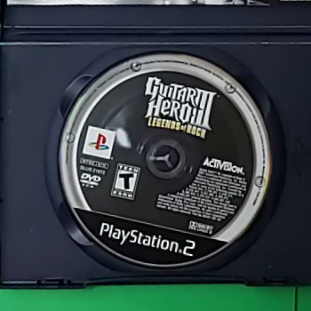Guitar Hero 3 III Legends of Rock Playstation 2 CD Only no Case
